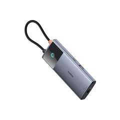 Buy Baseus Metal Gleam Series II 6 in 1 Type-C Hub HDMI 4K60HZ Rj45 Space Grey from Vmart in Pakistan