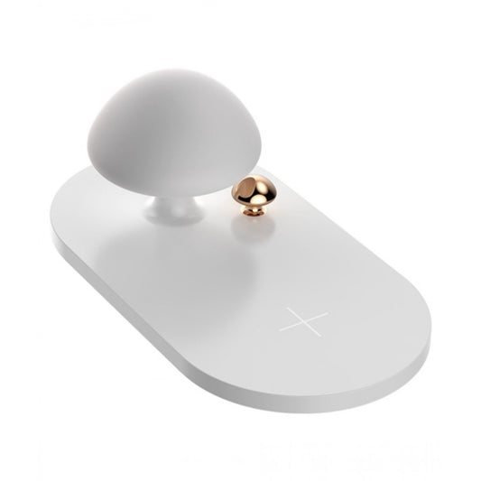 Buy Baseus Mushroom Lamp Desktop Wireless Charger - White from Vmart in Pakistan