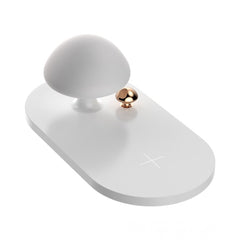 Buy Baseus Mushroom Lamp Desktop Wireless Charger - White from Vmart in Pakistan