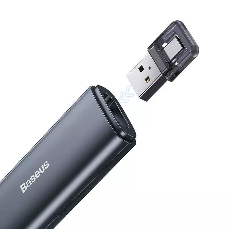 Buy Baseus Orange Dot Wireless Presenter (Red Laser) Grey from Vmart in Pakistan