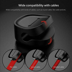 Buy Baseus Peas Magnetic Cable Organizer Cable Clip - Black from Vmart in Pakistan