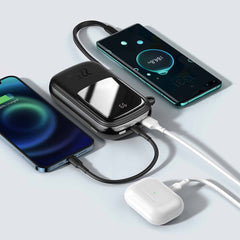 Buy Baseus Qpow 22.5W Digital Display Power Bank 20000mAh with Type C Cable - White from Vmart in Pakistan
