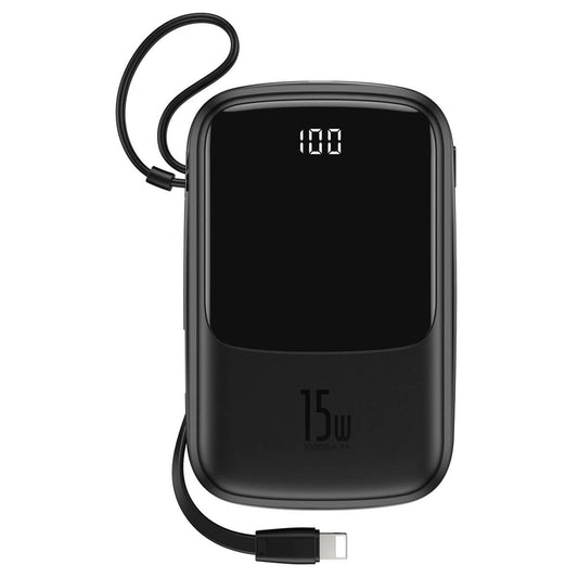 Buy Baseus Qpow Digital Display 3A 15w 10000mAh Power Bank with IP Cable from Vmart in Pakistan