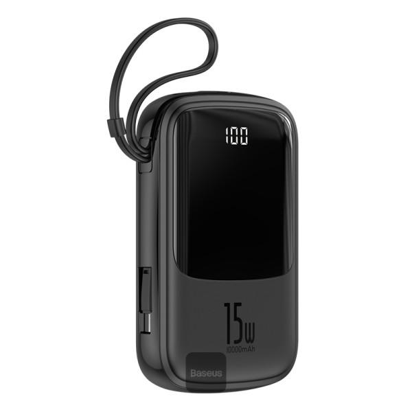 Buy Baseus Qpow Digital Display 3A 15w 10000mAh Power Bank with Type-C Cable from Vmart in Pakistan