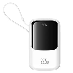Buy Baseus Qpow Pro+ Type-C Edition 10000mAh 22.5W Power Bank White from Vmart in Pakistan