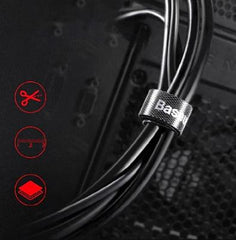 Buy Baseus Rainbow Circle Velcro Straps To Organizing Cables 1m from Vmart in Pakistan
