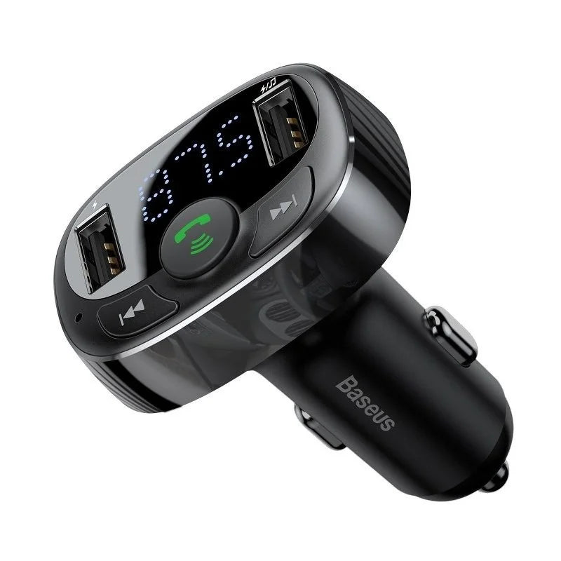 Buy Baseus S-09A Bluetooth FM Transmitter with USB 3.4A Charger from Vmart in Pakistan