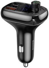 Buy Baseus S-13 Bluetooth FM Transmitter Car Charger from Vmart in Pakistan