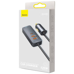 Buy Baseus Share Together 4 Port 120W PPS Quick Car Charger from Vmart in Pakistan