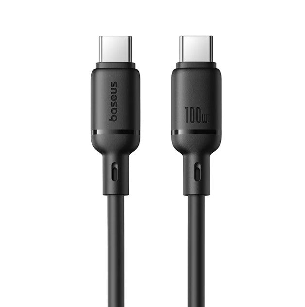 Buy Baseus Silky Series Fast Charging Cable Type-C to Type-C 100W 2m Cluster Black from Vmart in Pakistan