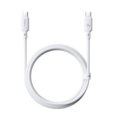 Buy Baseus Silky Series Fast Charging Cable Type-C to Type-C 100W 1m Moon White from Vmart in Pakistan