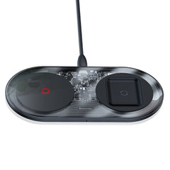 Buy Baseus Simple 24W Turbo Edition 2 in 1 Wireless Qi Charger with 12V Charger from Vmart in Pakistan