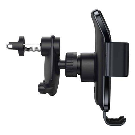 Buy Baseus Smart Solar Power Wireless Car Mount Electric Holder Black from Vmart in Pakistan