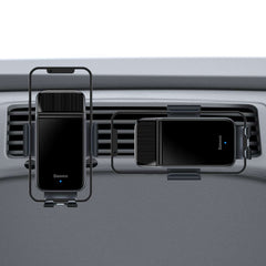 Buy Baseus Smart Solar Power Wireless Car Mount Electric Holder Black from Vmart in Pakistan