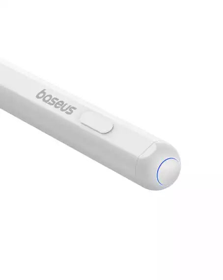 Buy Baseus Smooth Writing 2 Series Dual Charging Stylus Active Version Wireless/Cabled Charging, Moon White(Active Version wireless/cabled charging with type-C cable and active pen tip) from Vmart in Pakistan