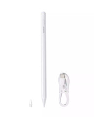 Buy Baseus Smooth Writing 2 Series Dual Charging Stylus Active Version Wireless/Cabled Charging, Moon White(Active Version wireless/cabled charging with type-C cable and active pen tip) from Vmart in Pakistan