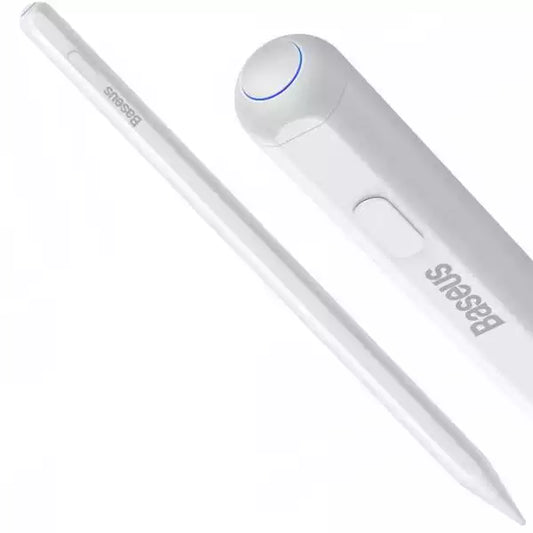 Buy Baseus Smooth Writing 2 Series Dual Charging Stylus White (Active Version Wireless/Cabled Charging with Simple Series Data Cable White and active pen tip) from Vmart in Pakistan