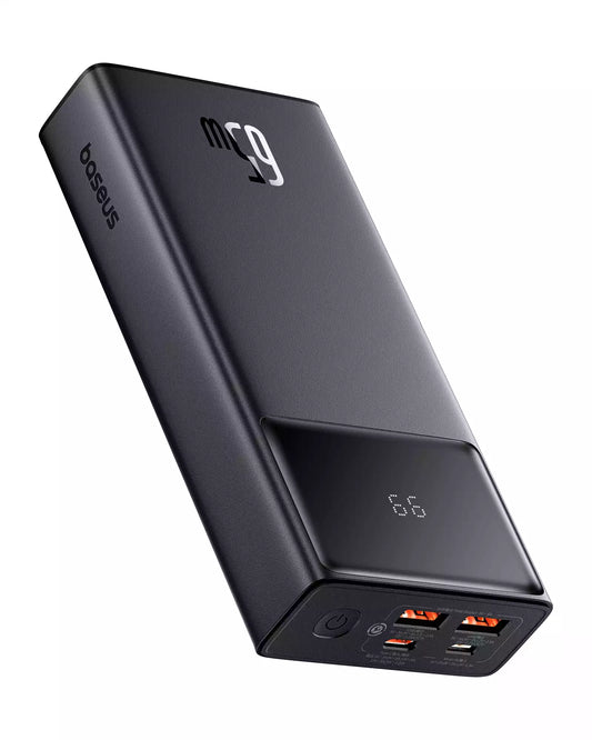 Buy Baseus Star Lord Digital Display Fast Charging Power Bank 20000mAh 65W (With Simple Series Charging Cable USB to Type-C 3A 0.3m) from Vmart in Pakistan