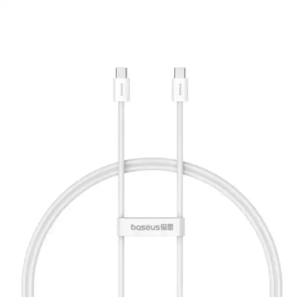 Buy Baseus Superior Series 2 Fast Charging Data Cable Type-C to Type-C 30W 1m Moon White from Vmart in Pakistan