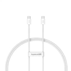 Buy Baseus Superior Series 2 Fast Charging Data Cable Type-C to Type-C 30W 1m Moon White from Vmart in Pakistan