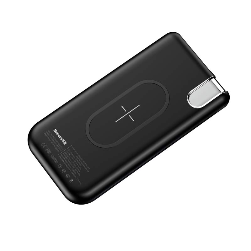 Buy Baseus Thin Version Wireless Charge Power Bank - Black from Vmart in Pakistan