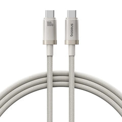 Buy Baseus Titanium Alloy Fast Charging Cable Type-C to Type-C 100W 1m Galaxy Titanium Gold from Vmart in Pakistan
