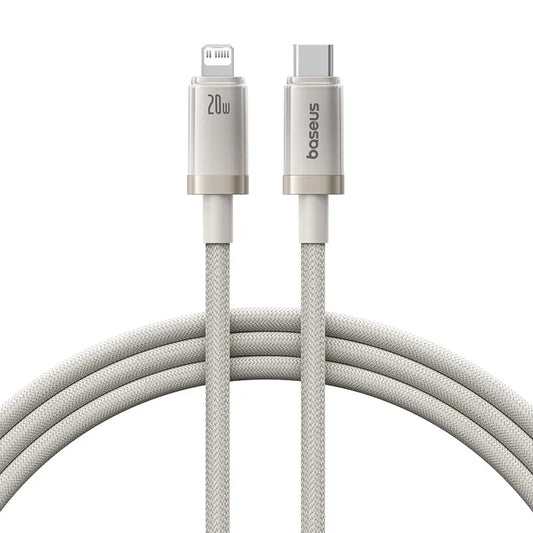 Buy Baseus Titanium Alloy Fast Charging Cable Type-C to iP 20W 2m Galaxy Titanium Gold from Vmart in Pakistan