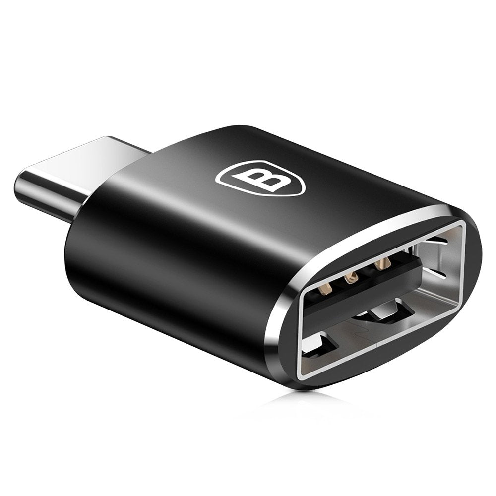 Buy Baseus USB Female to Type-C OTG Adapter Converter - Black from Vmart in Pakistan