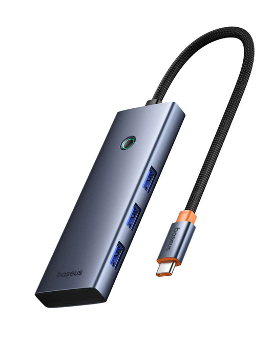 Buy Baseus UltraJoy Series 7-Port Hub Docking Station (Type-C to HDMI 4K@60Hz*1+USB3.0*3+PD*1+SD/TF*1) from Vmart in Pakistan