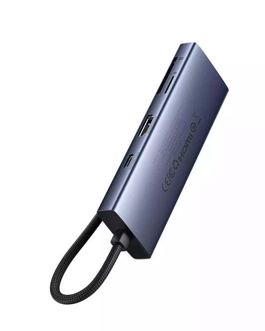 Buy Baseus UltraJoy Series 7-Port Hub Docking Station (Type-C to HDMI 4K@60Hz*1+VGA*1+USB 3.0*4+PD*1) from Vmart in Pakistan