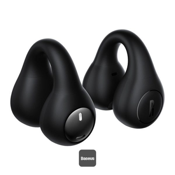 Buy Baseus AirGo AS01 Open Ear Clip On Wireless Earbuds for Sports Black from Vmart in Pakistan