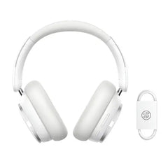 Buy Baseus Bowie H1 Pro Noise Cancellation Wireless Headphones Moon White from Vmart in Pakistan