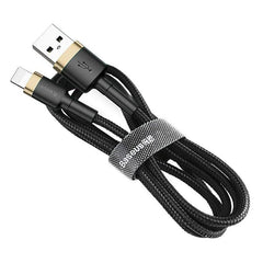 Buy Baseus Cafule Cable USB For iP 1m Gold+Black from Vmart in Pakistan