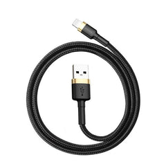Buy Baseus Cafule Cable USB For iP 1m Gold+Black from Vmart in Pakistan