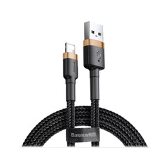 Buy Baseus Cafule Cable USB For iP 2m Gold/Black from Vmart in Pakistan