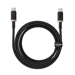 Buy Baseus Dura Series 100W Type-C to Type-C Fast Charging Cable 2m Gold/Black from Vmart in Pakistan
