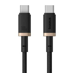 Buy Baseus Dura Series 100W Type-C to Type-C Fast Charging Cable 2m Gold/Black from Vmart in Pakistan