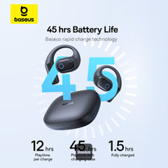 Buy Baseus Eli 10i Fit Open-Ear TWS Earbuds Black Vmart in Pakistan