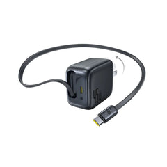 Buy Baseus EnerCore CJ11 2C 45W Fast Charger with Retractable Cable US Black from Vmart in Pakistan