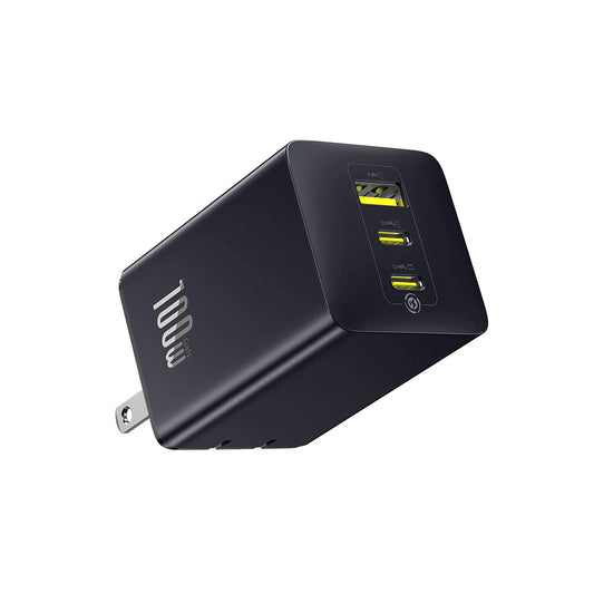 Buy Baseus EnerFill FE11 3-Port USB-C Fast Charger 100W Black from Vmart in Pakistan