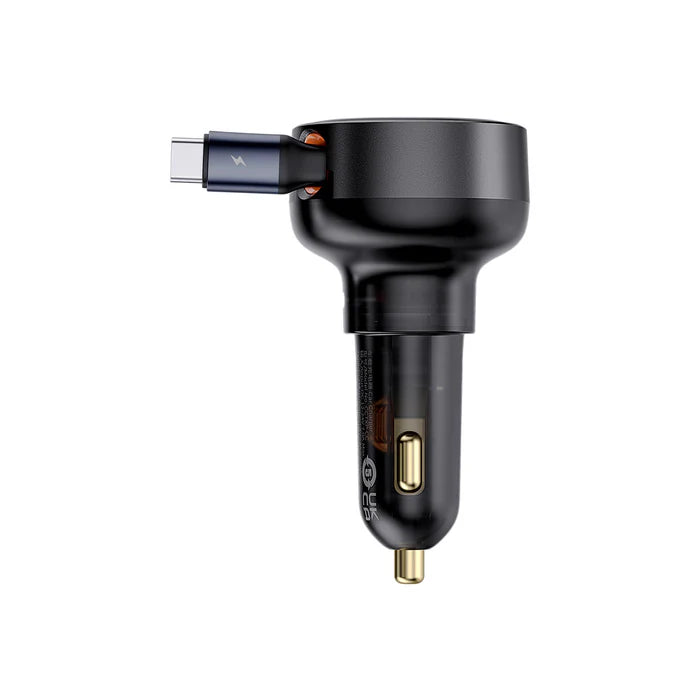 Buy Baseus Enjoyment Pro 60W Retractable USB-C Car Charger from Vmart in Pakistan