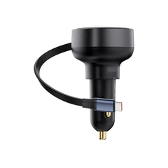 Buy Baseus Enjoyment Pro 60W Retractable USB-C Car Charger from Vmart in Pakistan