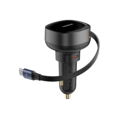 Buy Baseus Enjoyment Pro 60W Retractable USB-C Car Charger from Vmart in Pakistan