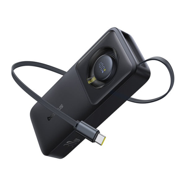 Buy Baseus Free2Pull 10000mAh 30W Power bank with Retractable USB-C Cable from Vmart in Pakistan