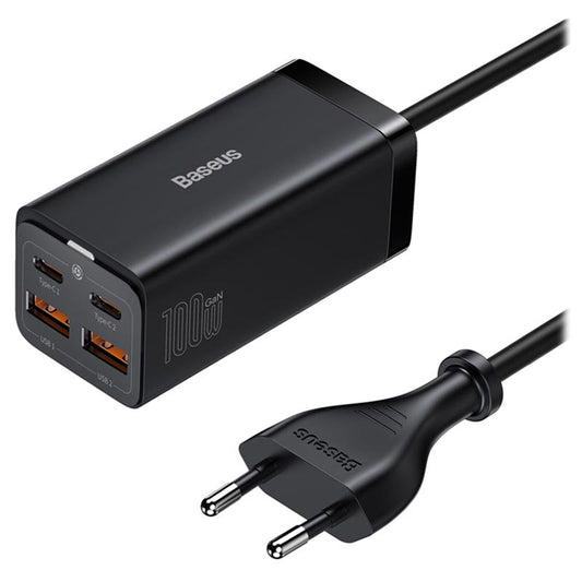 Buy Baseus GaN3 Pro Desktop Fast Charger 2U+2C 100W EU Black from Vmart in Pakistan
