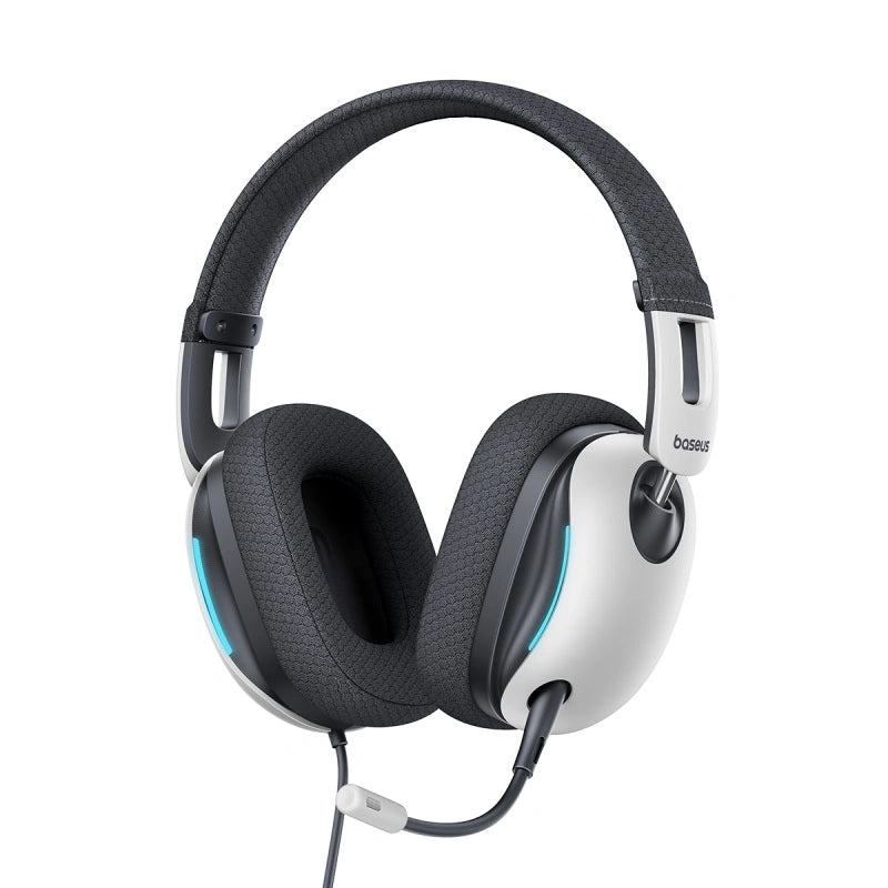 Buy Baseus GoPlay 1+ Max USB Gaming Wired Headphones Moon White from Vmart in Pakistan