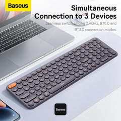 Buy Baseus K01B Wireless Tri-Mode Keyboard Gray from Vmart in Pakistan