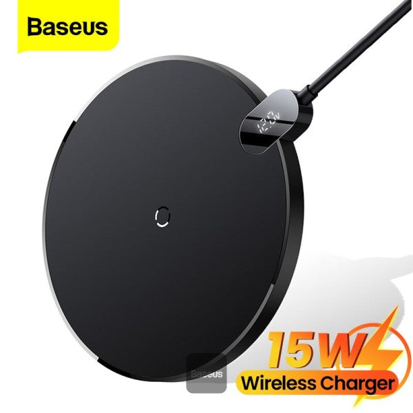Buy Baseus LED Digital Display Gen 2 15W Wireless Charger from Vmart in Pakistan