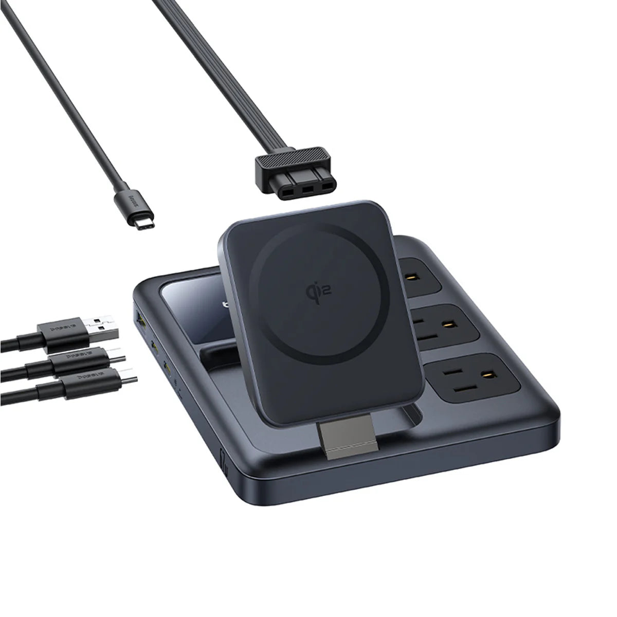 Buy Baseus Nomos 8 in 1 Charging Station Qi2 67W from Vmart in Pakistan