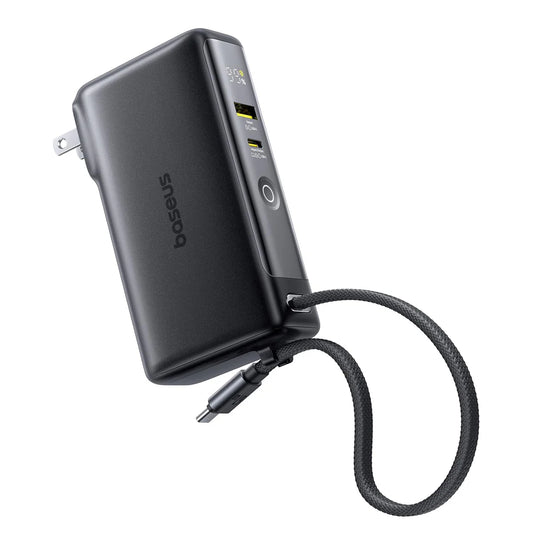 Buy Baseus Nomos NT11 3-in-1 Omni-Charge Power Bank with Digital Display 10000mAh 67W Cosmic Black from Vmart in Pakistan